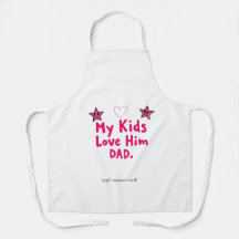 Tablier "Mes Enfants L'adorent" – Cadeau Incroyabl