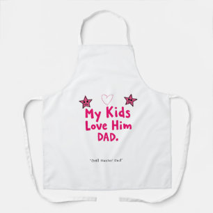 Tablier "Mes Enfants L'adorent" – Cadeau Incroyabl