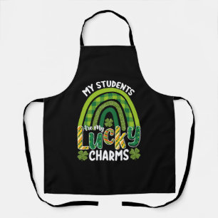 Tablier Mes étudiants sont mes charmes chanceux St Patrick