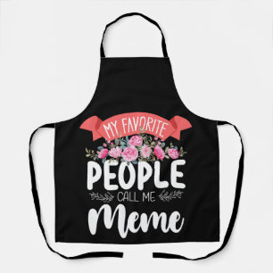 Tablier Mes personnes préférées m'appellent Maman la fête 