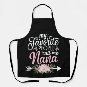 Tablier Mes personnes préférées m'appellent Nana Fête des 