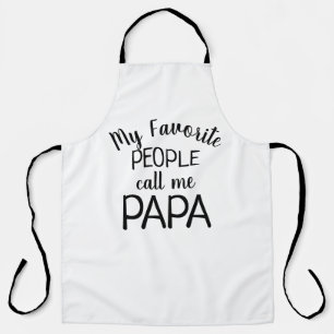 Tablier Mes personnes préférées m'appellent Papa