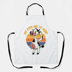 Tablier Mes Yeux sont là ! - Graphique des Udders de vache