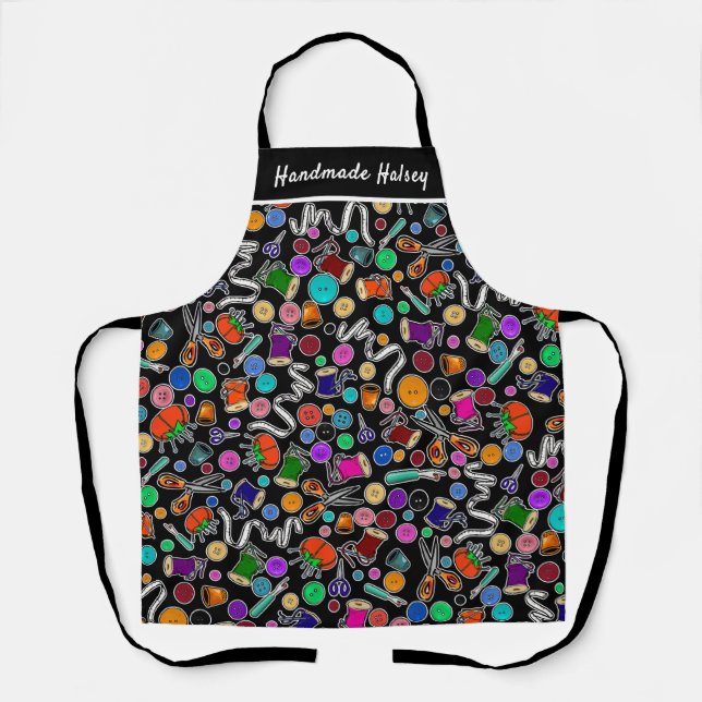 Tablier Mesurer deux fois coupé une fois coudre des fourni (Recto)