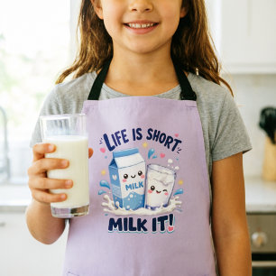 Tablier Mignon Amateur de Lait