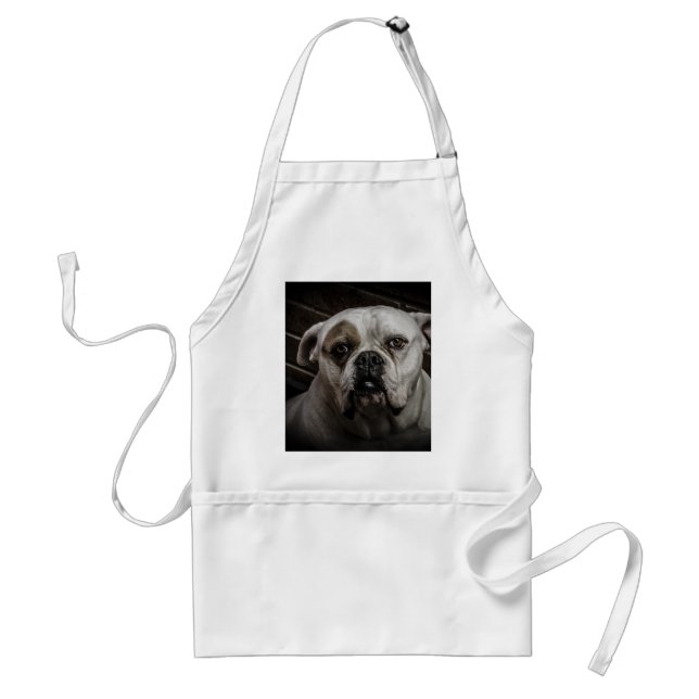 Tablier mignon Bulldog (Devant)