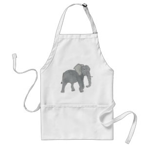 Tablier mignon d'éléphant de Pach