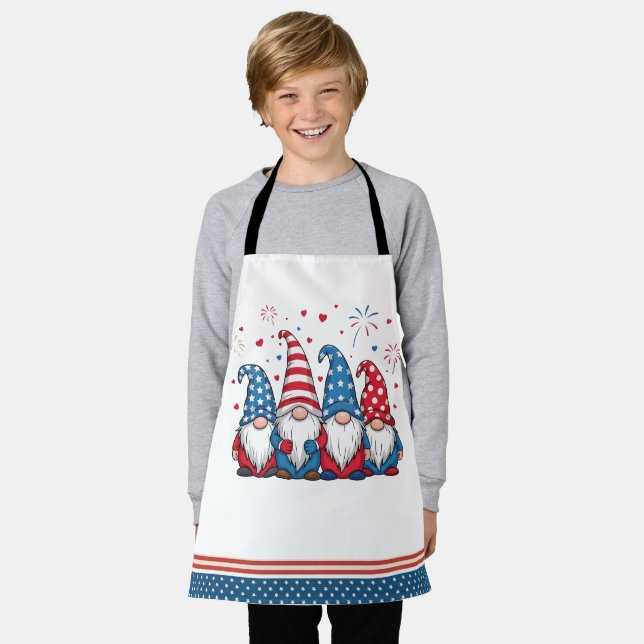 Tablier Mignons nains de dessin animé USA-68123 (Porté)