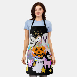 Tablier Mikitiez fantôme manga anime halloween monstre fêt