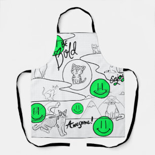 Tablier Mikitiez meow été fêter plage