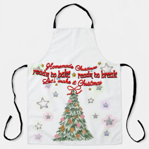 Tablier Mikitiez Noël rustique vintage maison de campagne 
