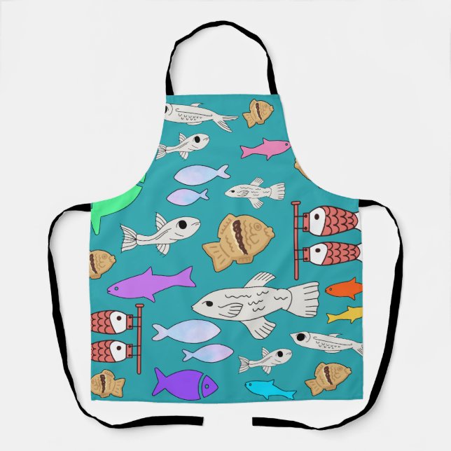 Tablier Mikitiez venus mermaid pêche été (Recto)