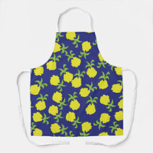 Minuscule ananas Navy Blue Apron