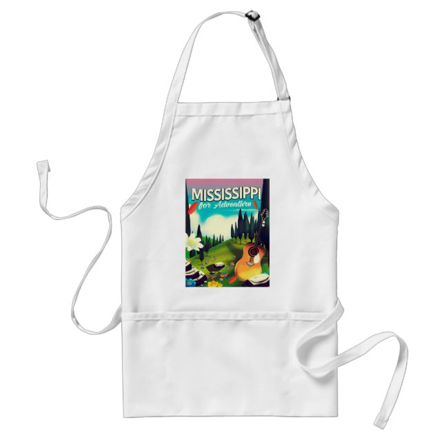 Tablier Mississippi Pour l'aventure (Devant)