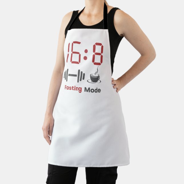 Tablier Mode de jeûne 16:8 Préparation de repas Jeûne inte (Insitu)