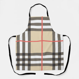 Tablier Mode géométrique écossaise motif