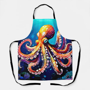 Tablier Mode Octopus coloré