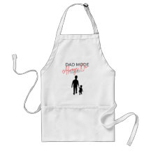 Mode Papa Rouge Noir Toujours Sur Apron