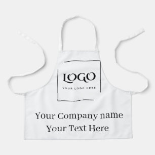 Tablier Modèle de logo personnalisé élégant