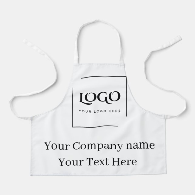 Tablier Modèle de logo personnalisé élégant (Recto)