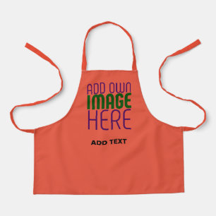 TABLIER MODÈLE DE TEXTE D'IMAGE ROUGE DE TOMATE ÉDITABLE M