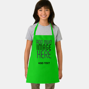 TABLIER MODELE DE TEXTE IMAGE VERT CITRON ÉDITABLE MODERNE