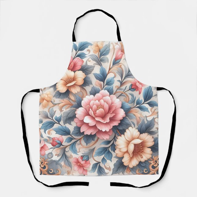 Tablier Modèle floral (Recto)