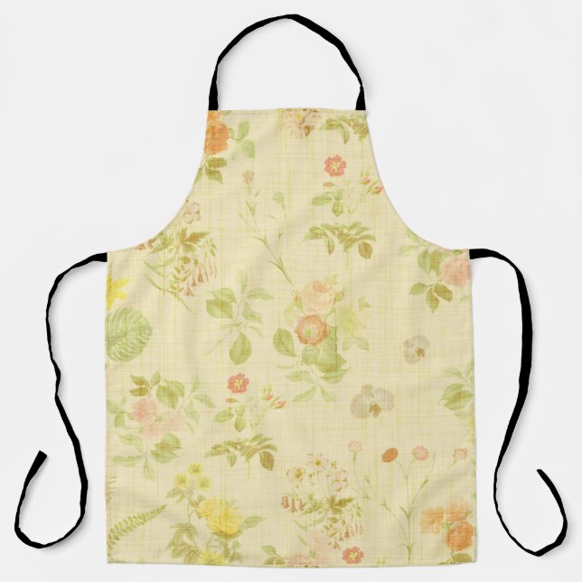Tablier Modèle floral de style antique (Recto)