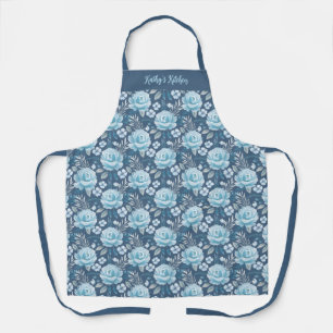 Tablier Modèle floral Rose élégant pour femmes Apron