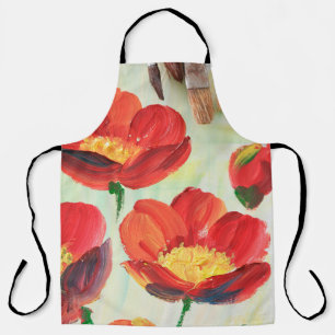 Tablier Modèle floral sous forme d'abstraction. Concepteur