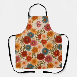 Tablier Modèle floral vintage