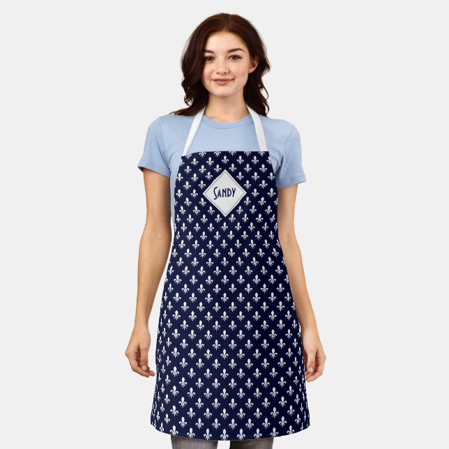 Tablier Modèle Motif Apron (Porté)