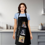 Tablier Modèle photo moderne Nom manuscrit Script<br><div class="desc">Cette conception peut être personnalisée en choisissant l'option personnaliser pour ajouter du texte ou apporter d'autres modifications. Si ce produit a la possibilité de transférer la conception à un autre article, s'il vous plaît assurez-vous d'ajuster la conception pour s'adapter si nécessaire. Contactez-moi à colorflowcreations@gmail.com si vous souhaitez avoir cette conception...</div>
