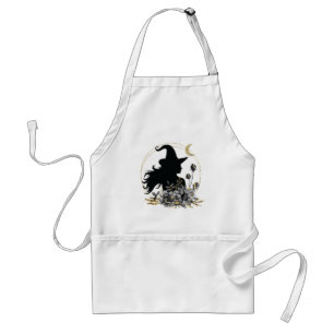 Tablier Modern contemporary Halloween witch