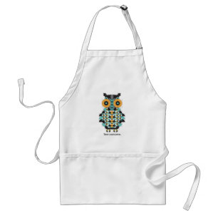 Tablier moderne adorable de motif d'édredon de