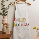 Tablier Moderne Coloré Joyeux Vacances<br><div class="desc">Moderne Coloré Joyeux Vacances</div>