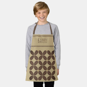 Tablier Moderne, Motif de Cookies, Vintage