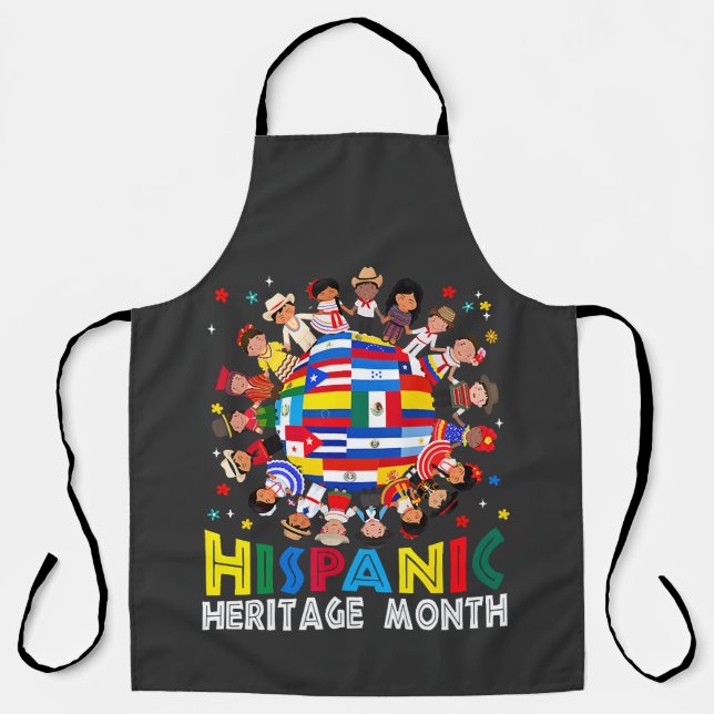 Tablier Mois du patrimoine hispanique (Recto)