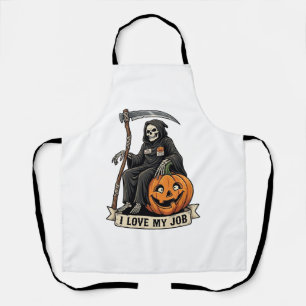 Tablier Moissonneur de l'amour Emploi Faucheuse Halloween