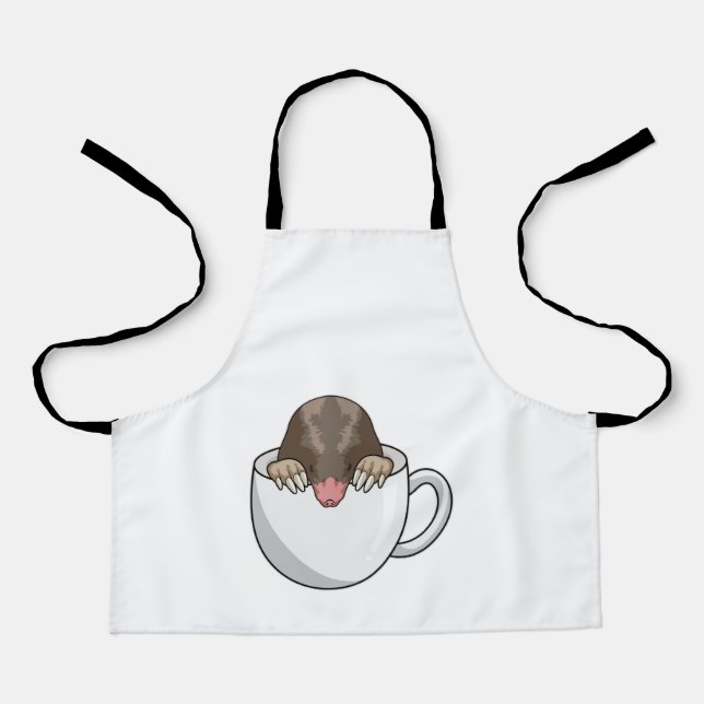 Tablier Mole avec la coupe de café (Recto)