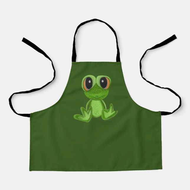 Tablier Mon ami de grenouille verte Apron (Recto)