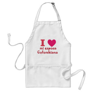 Tablier Mon conjoint colombien apron