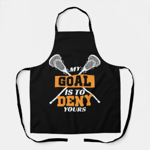 Tablier Mon objectif est de nier votre lacrosse