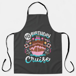 Tablier Mon voyage en croisière pour mon anniversaire