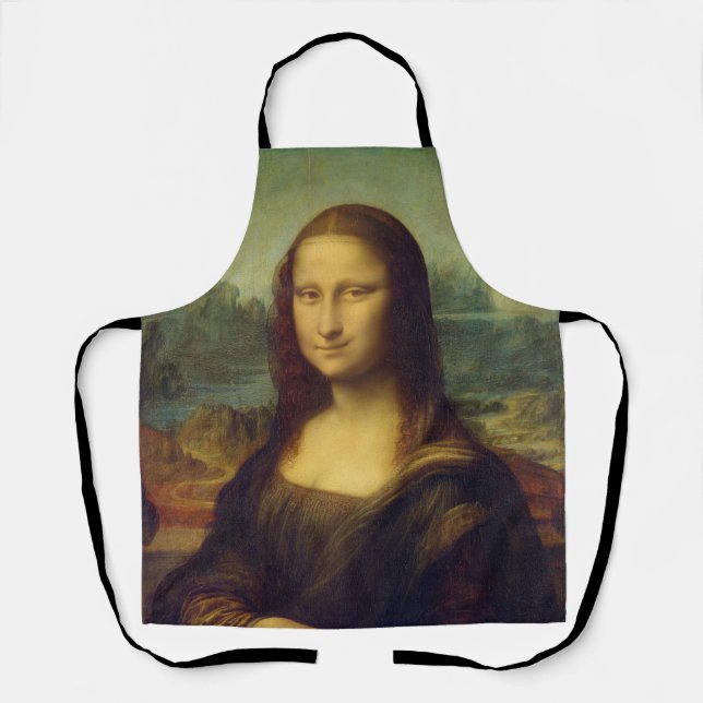 Tablier Mona Lisa By Leonardo Da Vinci (Recto)