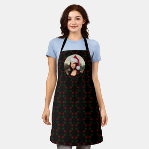 Tablier Mona Lisa Chapeau de Père Noël Noël