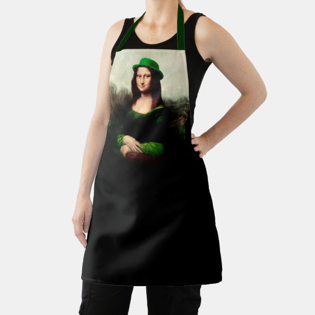 Tablier Mona Lisa St. Patrick's Day Clover (Insitu)