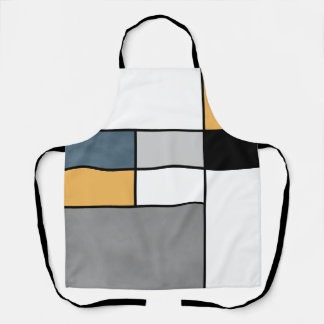 Tablier Mondrian inspiré
