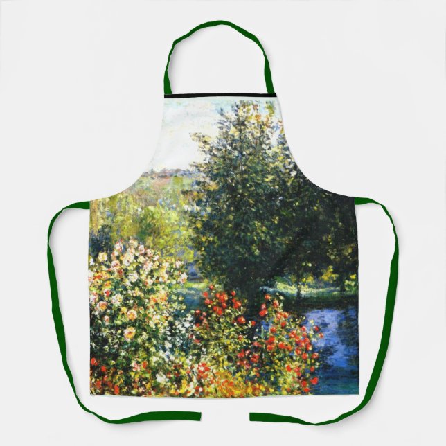 Tablier Monet - Roses dans le jardin de Montgeron, (Recto)
