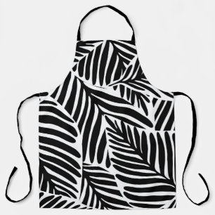 Tablier Monochrome Jungle Motif géométrique sans couture